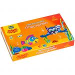 Пластилин Мульти-Пульти Енот в Черном море, 06 цветов, 72 г, перламутр., плав., квадратный, картон, ПП_13834