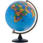 Глобус политический рельефный Глобусный мир, 32 см, на круглой подставке, 10197