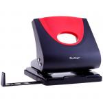 Дырокол Office Soft 30 л, пластиковый, ассорти, с линейкой, DDp_30168