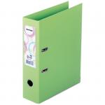 Папка-регистратор Berlingo Spring, 70 мм, бумвинил, двухстор., с карманом, ниж. мет. кант, фисташк., ATb_77119