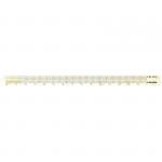 Линейка Milan, пластиковая, 15 см., трехгранная, 351165