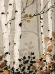 "Березы. Осень 1" набор для частичной  выкладки стразами