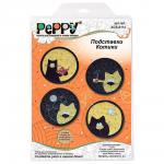 "PEPPY"   ACS-0114   набор Подставки Котики