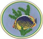 "Klart" набор для вышивания 8-023   "Рыбка-бабочка"