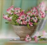 "Альстромерия" набор диз.канва+мулине