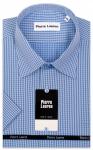 1161TSFK Приталенная мужская рубашка в синюю полоску Slim Fit
