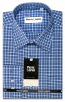1065TCL Неприталенная мужская рубашка в синюю клетку Classic