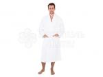 Халат бамбуковый мужской БЕЛЫЙ