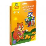 Аппликация-картина из пайеток Мульти-Пульти Ежик и белочка, AP_15217