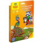 Аппликация-картина из пайеток Мульти-Пульти Сова и павлин, AP_15221