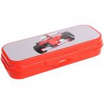 Пенал-футляр 210*90*40 Стамм "Автомобиль", пластик, красный, ПН162