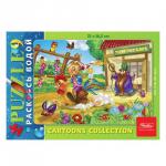 Пазл раскрась водой 9 элементов, А5, Буратино, 165*230мм, 9ПЗ5_10703(U240694)