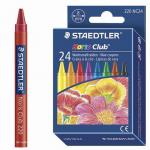 Восковые мелки STAEDTLER (Германия) Noris Club, 24 цв., картонная упаковка, европодвес,220 NC24