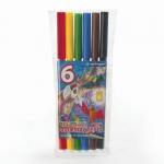 Фломастеры CENTROPEN "ПТИЦЫ", 6 цветов, смываемые, вент. колпачок, полибег, 7790/06-87