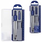 Готовальня STAEDTLER (Германия) "Noris Club", 2 предмета, пластиковый пенал с европодвесом, 550 50