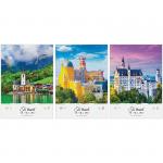 Тетрадь 96л., А4, клетка ArtSpace "Путешествия. To travel is to livel", глянцевый уф-лак, Т96А4кГЛ_12122