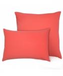 Набор из 2-х наволочек на молнии 70*70 трикотаж (пл.120) (коралл, ПВХ)