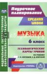 Власенко Ольга Петровна Музыка 6кл Технол.карты урок.к уч. Г.П.Сергеевой
