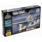 Модель для склеивания КОРАБЛЬ Авианосец американский Йорктаун, 1:1200, ЗВЕЗДА, 9203