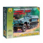 Модель для склеивания АВТО Бронетранспортер немецкий Ханомаг, масштаб 1:35, ЗВЕЗДА, 3572