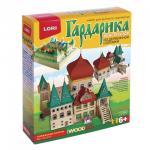 Конструктор из деревянной соломки Гардарика. Соборный комплекс, выкройки,клей,наждачка,LORI,Сп-013