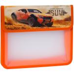Папка для тетрадей 2 отделения, А5, ArtSpace Внедорожники, пластик, на липучке, ПТ-95_16502
