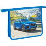 Папка для тетрадей 2 отделения, А5, ArtSpace Внедорожники, пластик/картон, на молнии, ПТ-Р215_16542