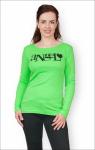 Кофта интерлок - пенье, принт Angel, салат (213-5)