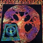 Покрывало PKR13 Tree Райское Древо Желаний. Двойное, 210x240 см, хлопок