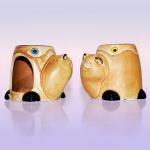 Аромалампа TCH5866 Веселая Черепаха 10 см, керамика , Индонезия