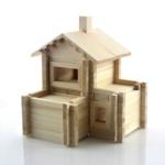 !Конструктор ЛЕСОВИЧОК les 003 "Разборный домик" №3 набор из 150 деталей