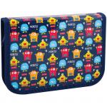 Пенал 1 отделение, 190*130 ArtSpace Паттерн. Космические персонажи, доп. откидная секция, ламинац., 30П29В_ПК7_15417