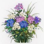 Набор для вышивания "PANNA" "Живая картина"   JK-2011  ( ЖК-2011 )  "Букетик флоксов"