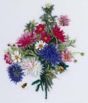 Набор для вышивания "PANNA" "Живая картина"   JK-2063  ( ЖК-2063 )  "Астры и космеи"