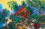 Набор для вышивания "PANNA" "Живая картина"   JK-2054  ( ЖК-2054 )  "Тропинка к дому"