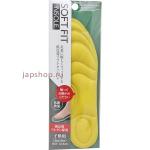 "FUDO KAGAKU" "Soft Fit" Мягкие анатомические стельки с антибактериальным эффектом для спортивной обуви (желтые)  18-22 см., 1/240