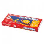 Пластилин классический BRAUBERG  6 цв., 120 г, со стеком, картонная упаковка, 103253