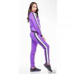 Брюки прямые трехцветные с лампасами, отделка золотой и серебряной бейкой