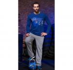 Футболка с длинным рукавом, на полочке «принт»