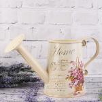 Кашпо-Лейка "Гардении", кремовый, 13,5х10 см