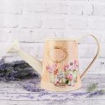 Кашпо-Лейка "Розы", кремовый, 14,5х12,5 см