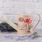 Кашпо-Лейка "Лилия", розовый, 12,х11 см