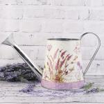 Кашпо-Лейка "Луговые цветы", сиреневый, 15х14,5 см