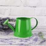 Кашпо-Лейка "Уют", зелёный, 8,5х8 см