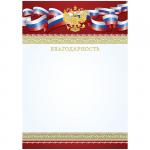 Благодарность A4, ArtSpace, мелованный картон, тиснение фольгой, BBLF_10556