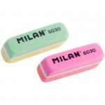 Ластик Milan 6030, скошенный, пластик, 56*15*12 мм, CPM6030