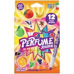 Фломастеры Perfume Xplosion, ароматизированные, 12 цв., смываемые, картон, европодвес, 42672