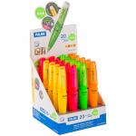 Карандаш механический Milan Capsule Fluo 2В, 1,3 мм, с ластиком, ассорти, дисплей, 18504920