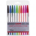 Набор шариковых ручек Berlingo, 10 шт., 10 цв., 0,5 мм, европодвес, KS2931