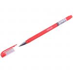 Ручка гелевая Berlingo Velvet красная, 0,5 мм, прорезиненый корпус, CGp_50127